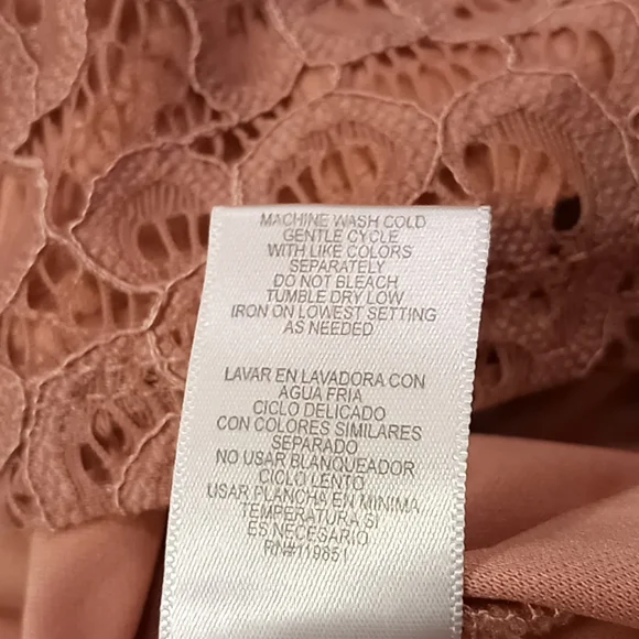 HeartSoul Lace Mini Dress Pink Size Medium - Picture 14 of 16